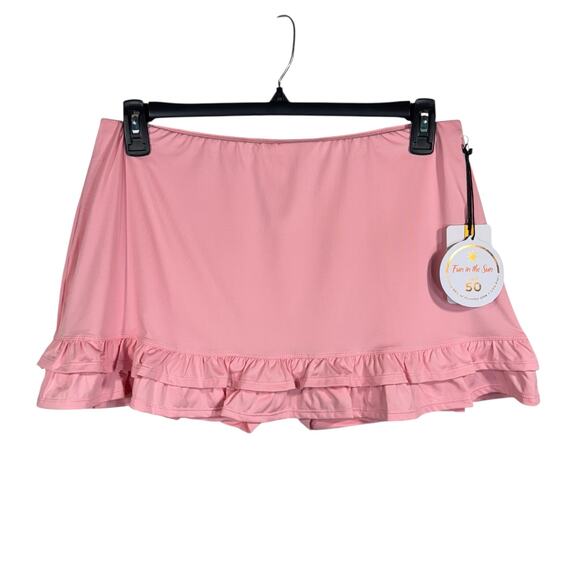 Tail Pants - TAIL X-Large JINX Tennis Skort Ruffled Hem Stretch Wicking Lined UPF 50 Pockets